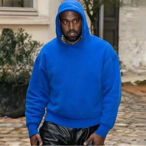 Yeezy x GAP YZY Vibrant Blue Hoodie – Size Small *Rare Limited Edition* Unisex